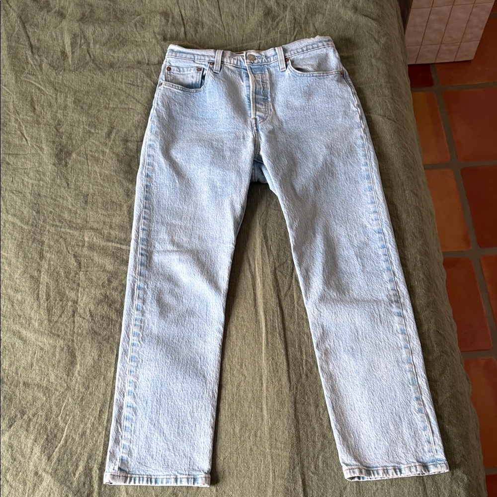 Levi's Light Wash Straight Leg Jeans